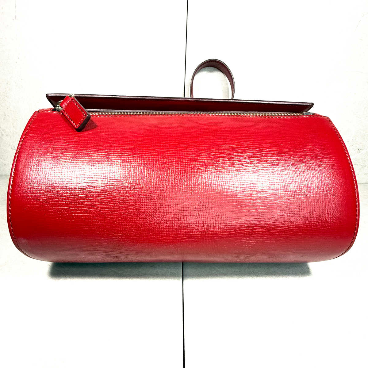 Givenchy Medium Pandora’s Box Crossbody Bag – Red Textured Leather