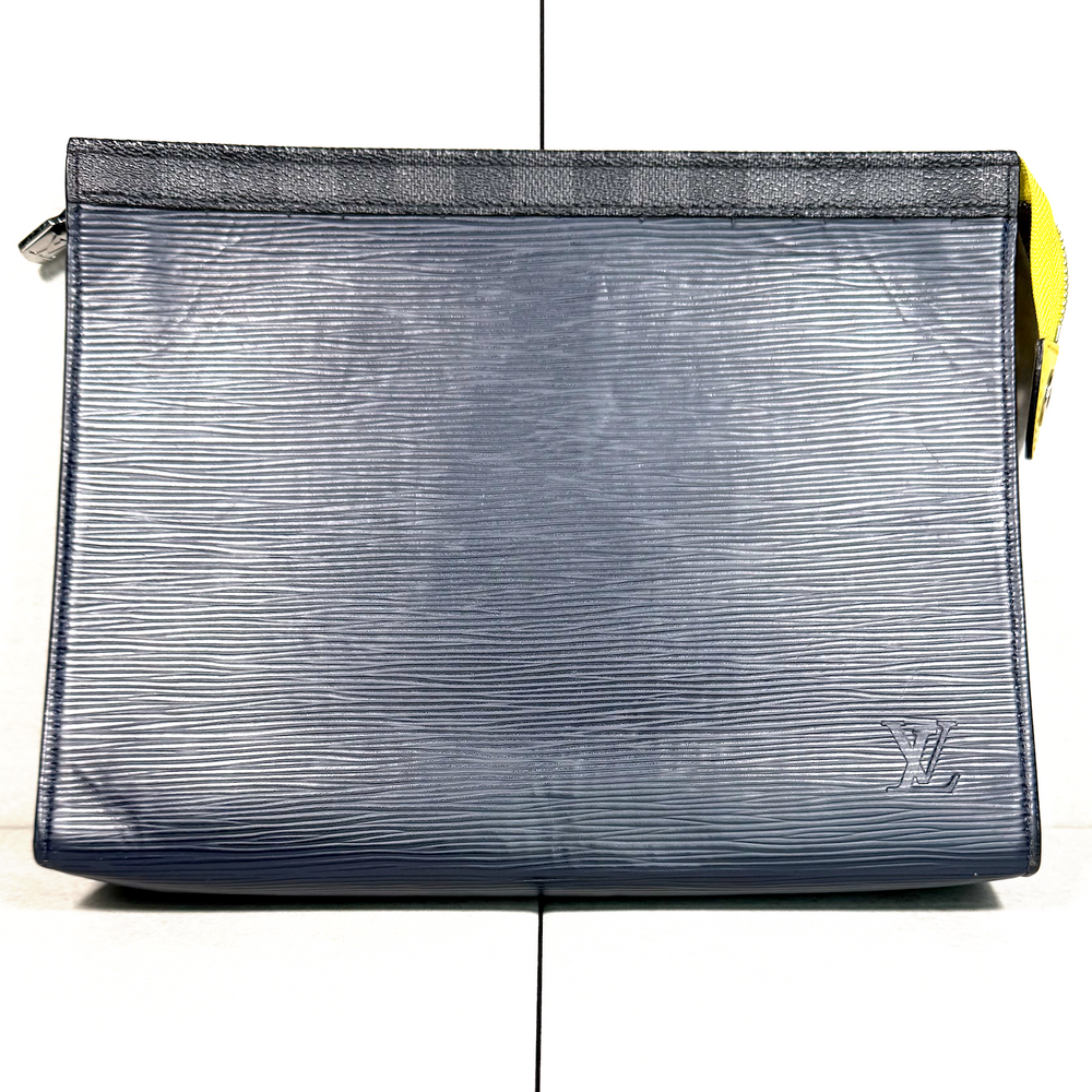 Louis Vuitton Epi Leather & Monogram Pochette Jour GM Document Clutch