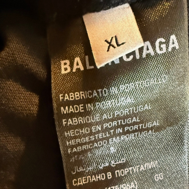 Balenciaga Oversized Logo T-Shirt XL
