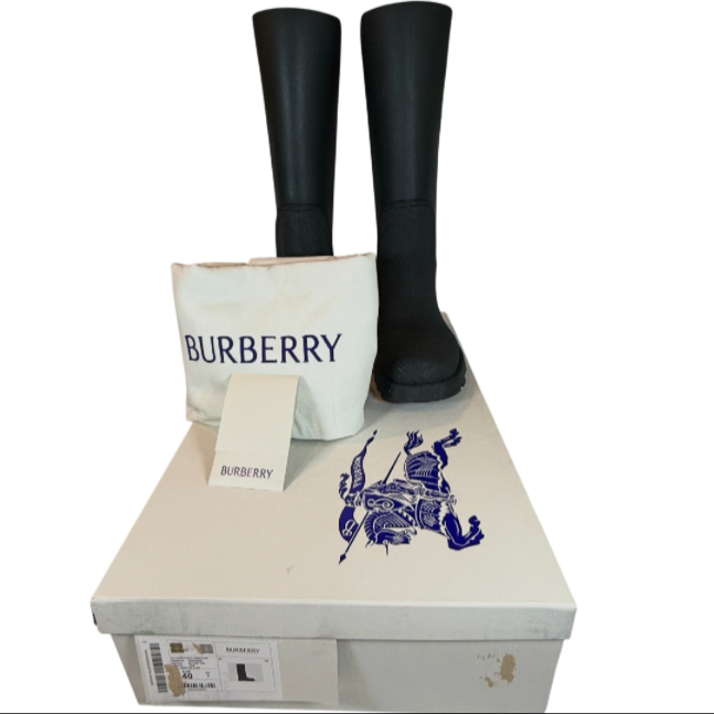 Burberry Marsh High Rain Boots Size 40