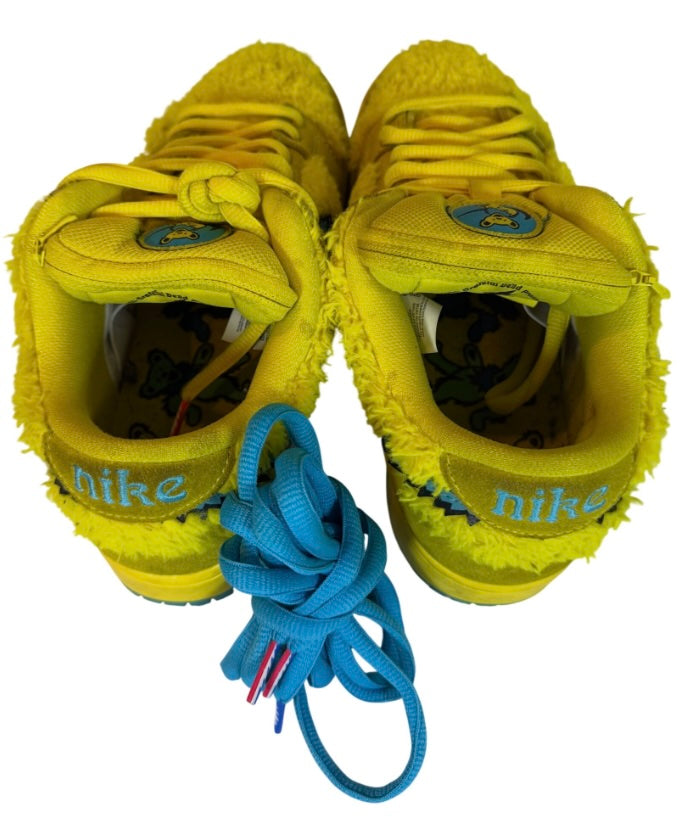 Nike SB Dunk Low Pro QS Grateful Dead Bears Opti Yellow Mens Size 7
