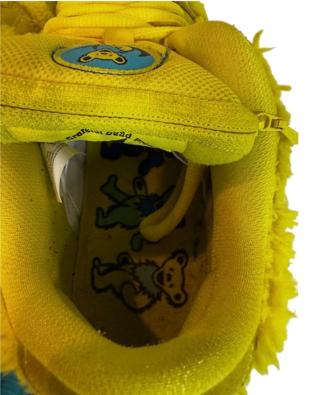 Nike SB Dunk Low Pro QS Grateful Dead Bears Opti Yellow Mens Size 7