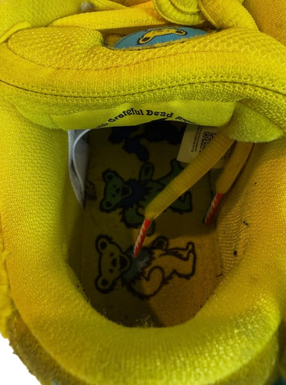 Nike SB Dunk Low Pro QS Grateful Dead Bears Opti Yellow Mens Size 7